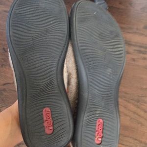 rieker slip on mules